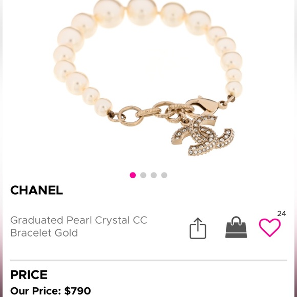 Chanel Pearl Bracelet - Picture 2 of 2